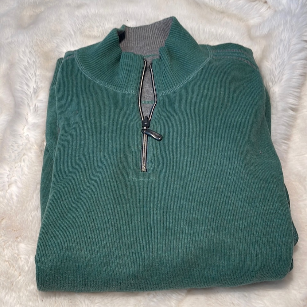 Tommy Bahama Flip Side Twill Half Zip
